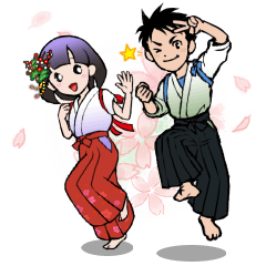 Japanese Style Stickers with English