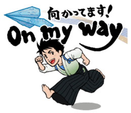 Japanese Style Stickers with English sticker #12589192