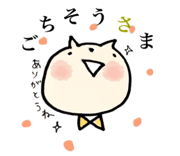 "maru" of the chubby cat sticker #12589229