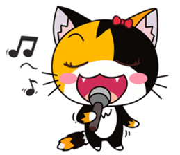 C-A-T : Calico Cat sticker #12589717