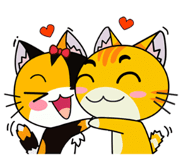 C-A-T : Calico Cat sticker #12589718