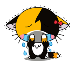 C-A-T : Calico Cat sticker #12589720