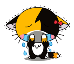 C-A-T : Calico Cat sticker #12589720