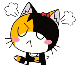 C-A-T : Calico Cat sticker #12589726