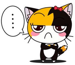 C-A-T : Calico Cat sticker #12589727