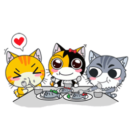 C-A-T : Calico Cat sticker #12589735