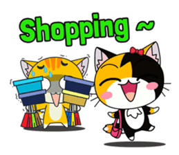 C-A-T : Calico Cat sticker #12589736