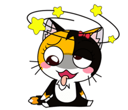 C-A-T : Calico Cat sticker #12589737