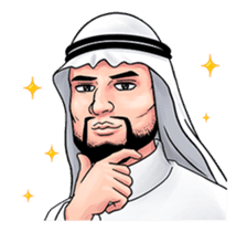 Handsome Uncle : Animated sticker #12589870