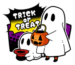 Witch's Halloween sticker #12589925