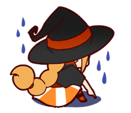 Witch's Halloween sticker #12589934