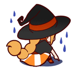 Witch's Halloween sticker #12589934