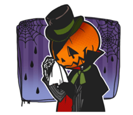 Witch's Halloween sticker #12589938