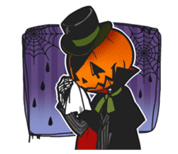 Witch's Halloween sticker #12589938