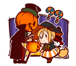 Witch's Halloween sticker #12589943