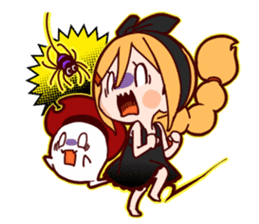 Witch's Halloween sticker #12589944
