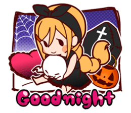 Witch's Halloween sticker #12589945
