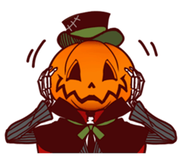 Witch's Halloween sticker #12589946