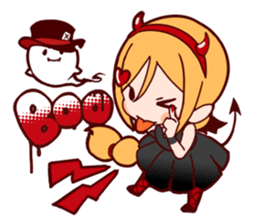 Witch's Halloween sticker #12589951