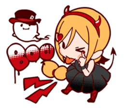 Witch's Halloween sticker #12589951