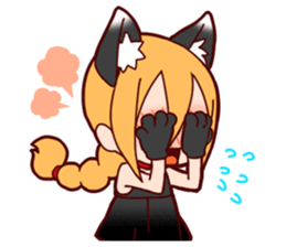 Witch's Halloween sticker #12589955