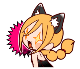 Witch's Halloween sticker #12589956