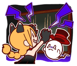 Witch's Halloween sticker #12589957