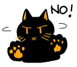 Support of cat sticker #12590039