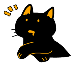 Support of cat sticker #12590041