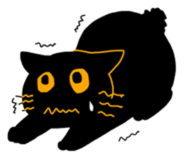 Support of cat sticker #12590045