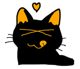 Support of cat sticker #12590054