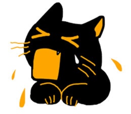 Support of cat sticker #12590059