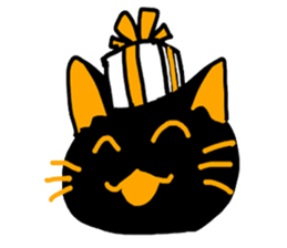 Support of cat sticker #12590068