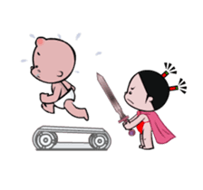 Pobaby(kungfu and Love) sticker #12590717