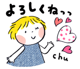 Good friends Sweetheart sticker #12591857