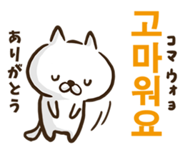 Korean cat! sticker #12591871