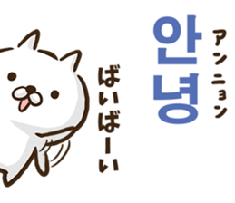 Korean cat! sticker #12591875