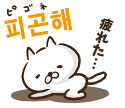 Korean cat! sticker #12591893