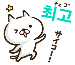 Korean cat! sticker #12591897