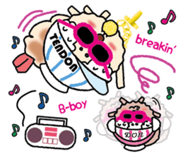TENDON-WAN(Tempura bowl dog) sticker #12592609