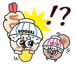 TENDON-WAN(Tempura bowl dog) sticker #12592612