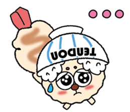 TENDON-WAN(Tempura bowl dog) sticker #12592617