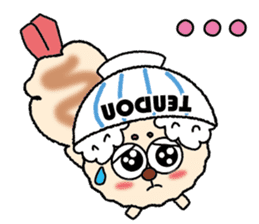 TENDON-WAN(Tempura bowl dog) sticker #12592617