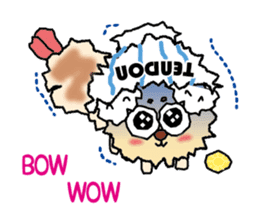 TENDON-WAN(Tempura bowl dog) sticker #12592624