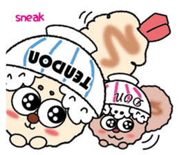 TENDON-WAN(Tempura bowl dog) sticker #12592632