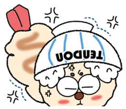 TENDON-WAN(Tempura bowl dog) sticker #12592633