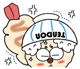 TENDON-WAN(Tempura bowl dog) sticker #12592633