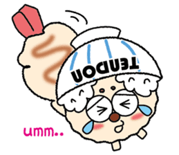 TENDON-WAN(Tempura bowl dog) sticker #12592635