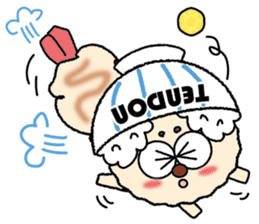 TENDON-WAN(Tempura bowl dog) sticker #12592639
