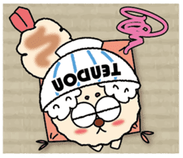 TENDON-WAN(Tempura bowl dog) sticker #12592640